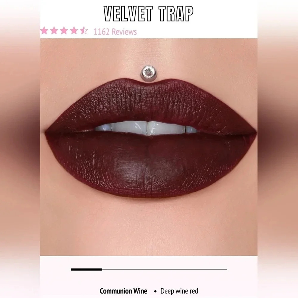 Jeffree Star, Velvet Trap Lipstick, Shade: "Communion Wine"